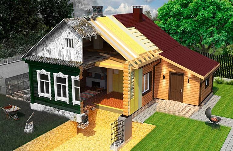 Реконструкция построек